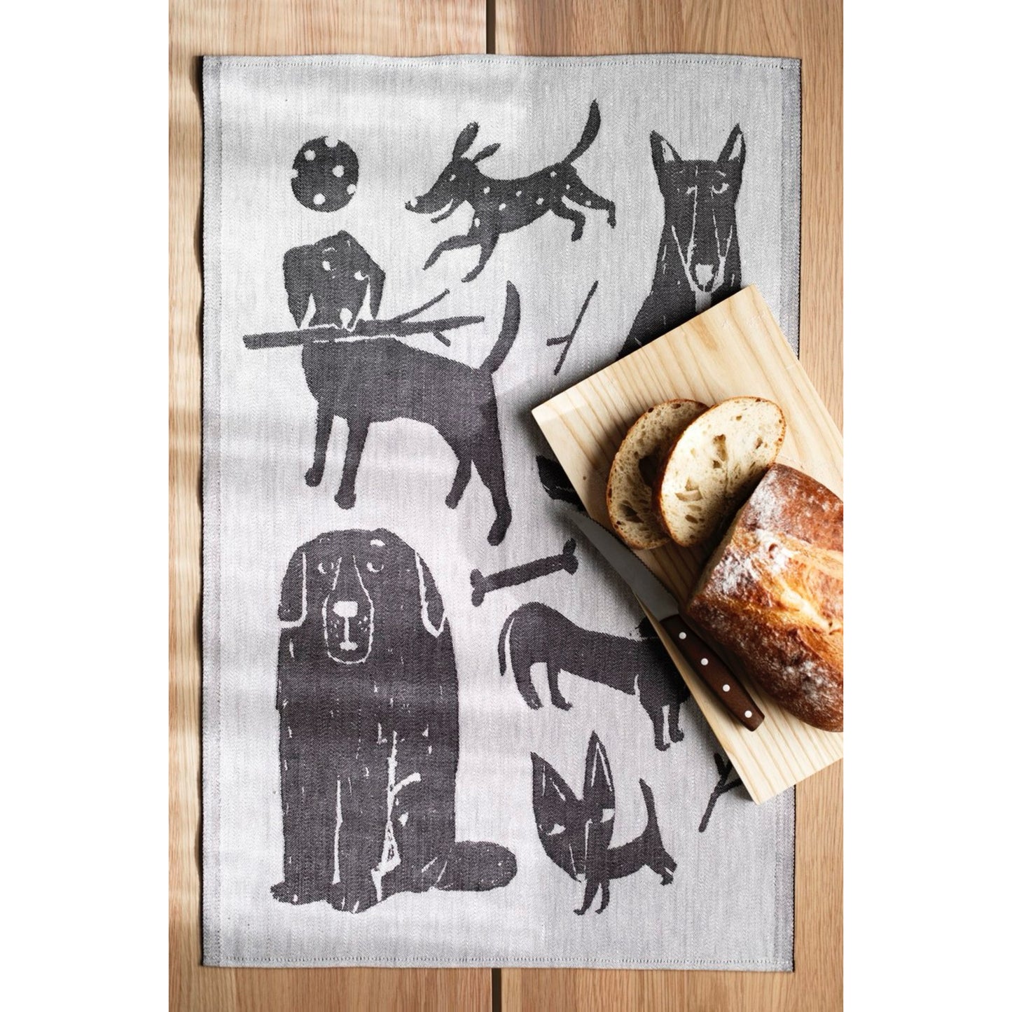 LAPUAN - KOIRAPUISTO DOGS LINEN HAND TOWEL