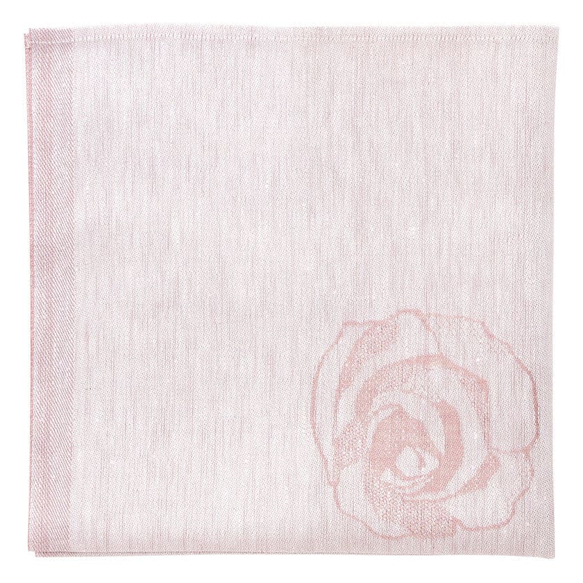 LAPUAN - RUUSUA CALENDERED LINEN NAPKIN. ROSE