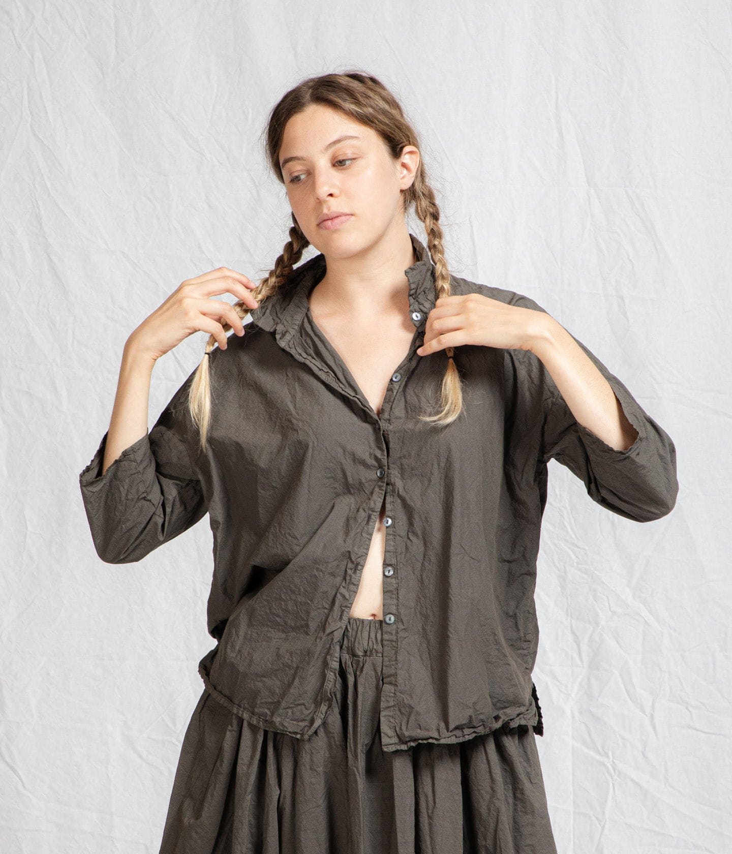 ALBUM DI FAMIGLIA - SHORT COLLAR SHIRT TC