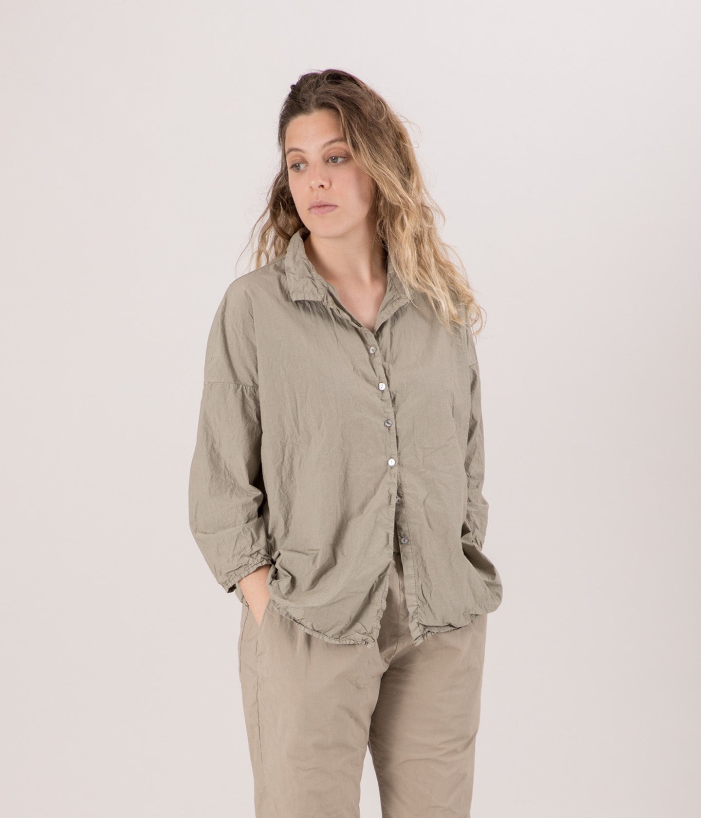 ALBUM DI FAMIGLIA - SHORT COLLAR SHIRT TC