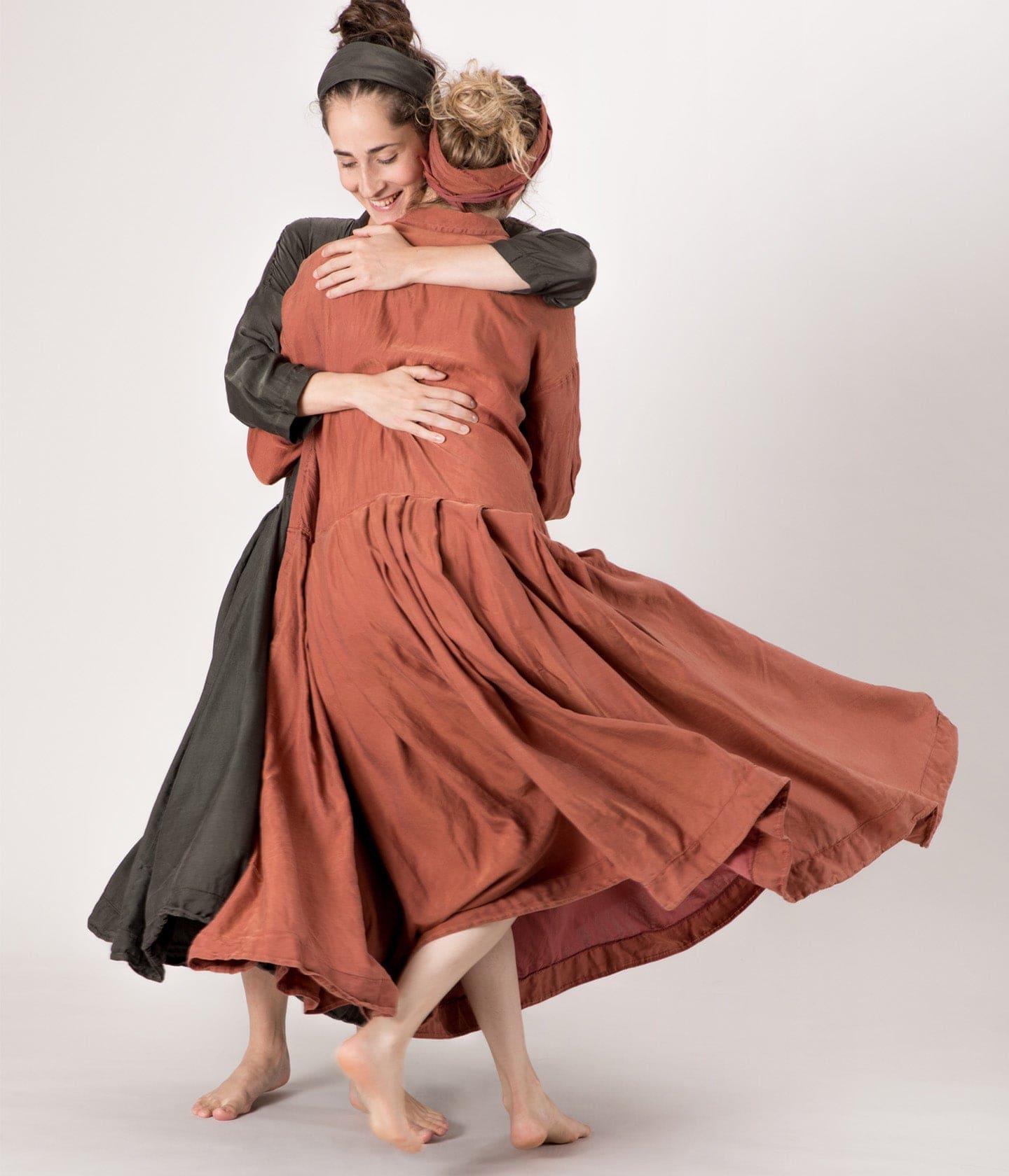 ALBUM DI FAMIGLIA - PLEATED COLLAR DRESS SC - SILK COTTON