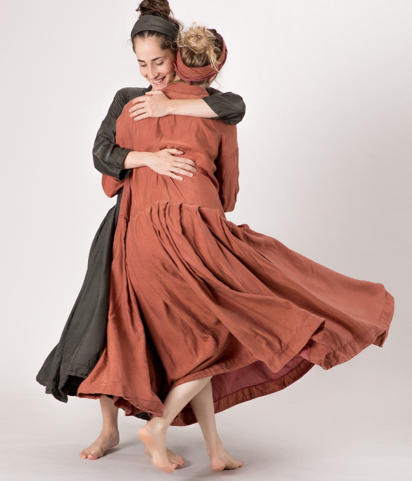 ALBUM DI FAMIGLIA - PLEATED COLLAR DRESS SC - SILK COTTON