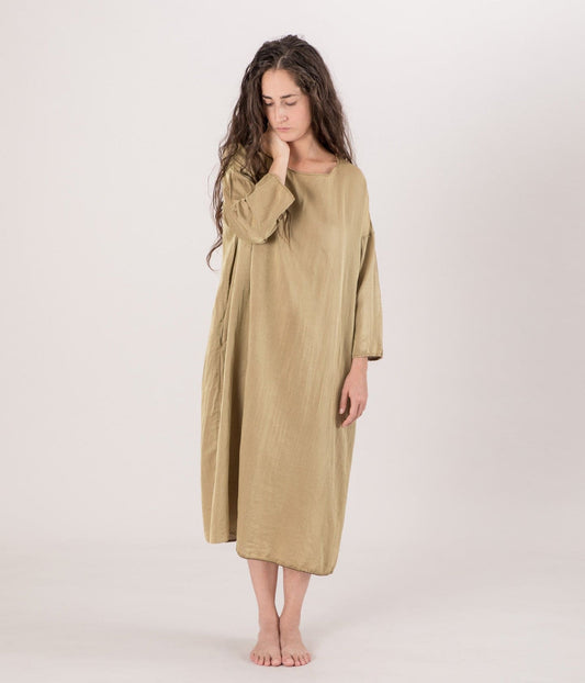 ALBUM DI FAMIGLIA - SIMPLE T-DRESS SC - SILK COTTON