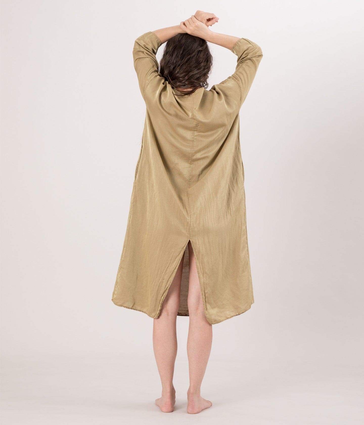 ALBUM DI FAMIGLIA - SIMPLE T-DRESS SC - SILK COTTON