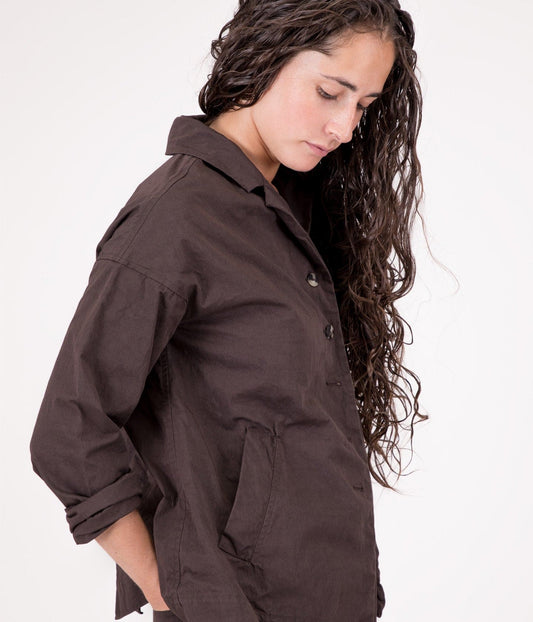 ALBUM DI FAMIGLIA - LOOSE GABARDINE BLAZER WG