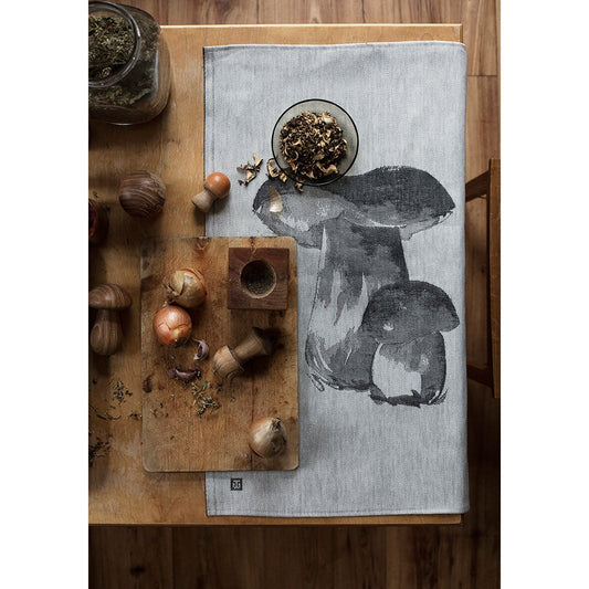 LAPUAN - TATTI - MUSHROOM LINEN HAND TOWEL