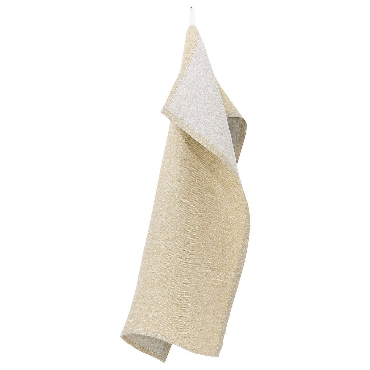 LAPUAN - DUO LINEN HAND TOWEL. GOLD+LINEN