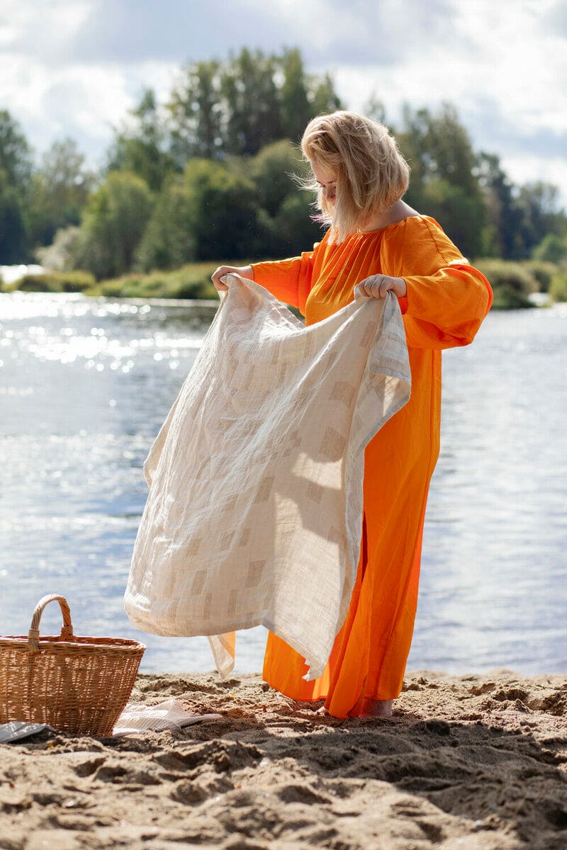 LAPUAN - KOODI LINEN KING BATH TOWEL. ALL COLOURS