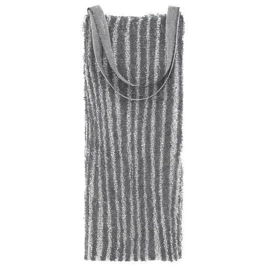 LAPUAN - VIILU LINEN TERRY BACK RUB. GREY+WHITE