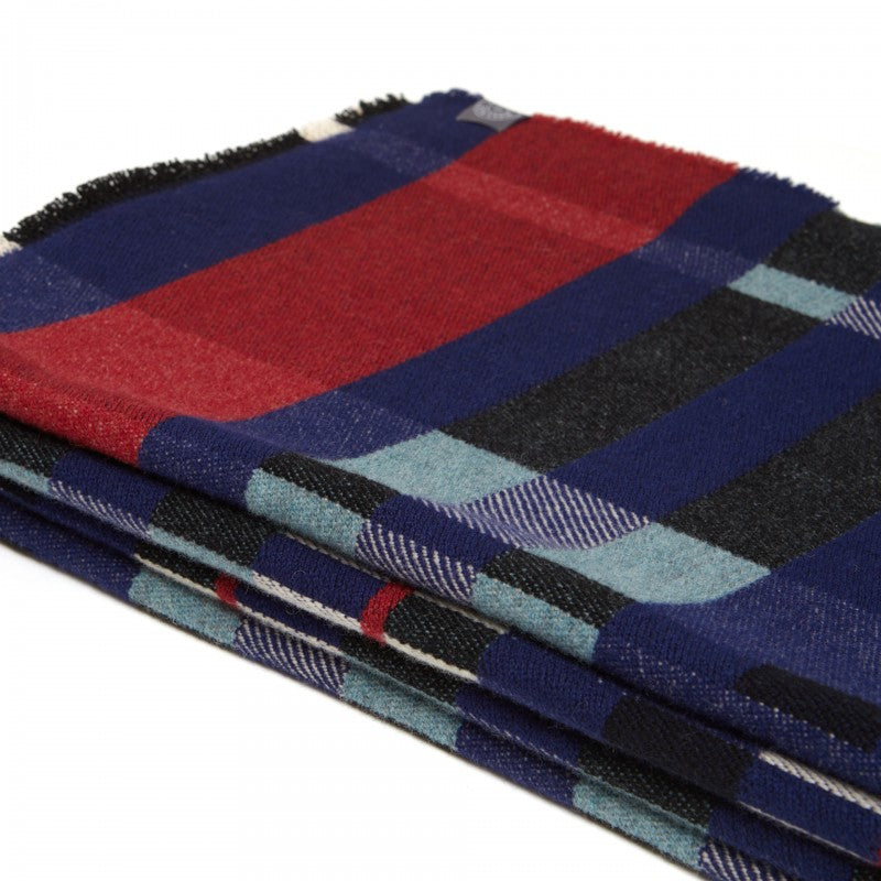 WALLACE+SEWELL - THROW - GUNTA STÖLZL RE-EDITION - INDIGO - LARGE