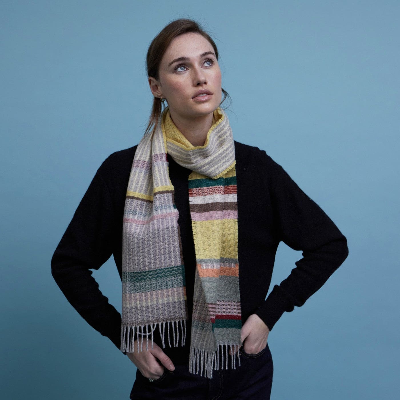 WALLACE+SEWELL - SCARF - DARLAND - YELLOW