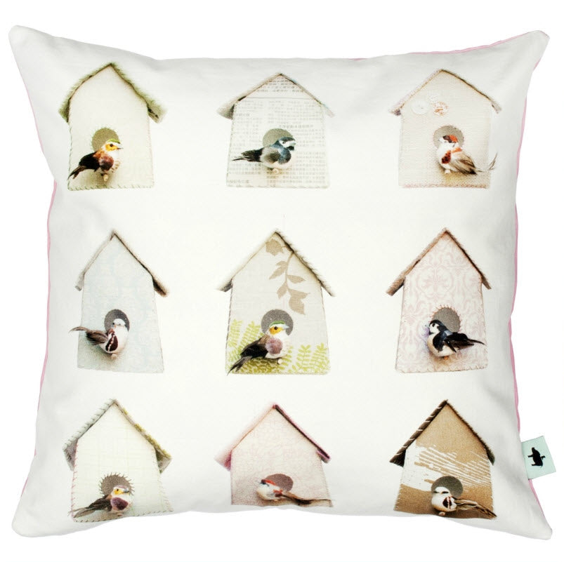 STUDIO DITTE - CUSHION - BIRD HOUSES