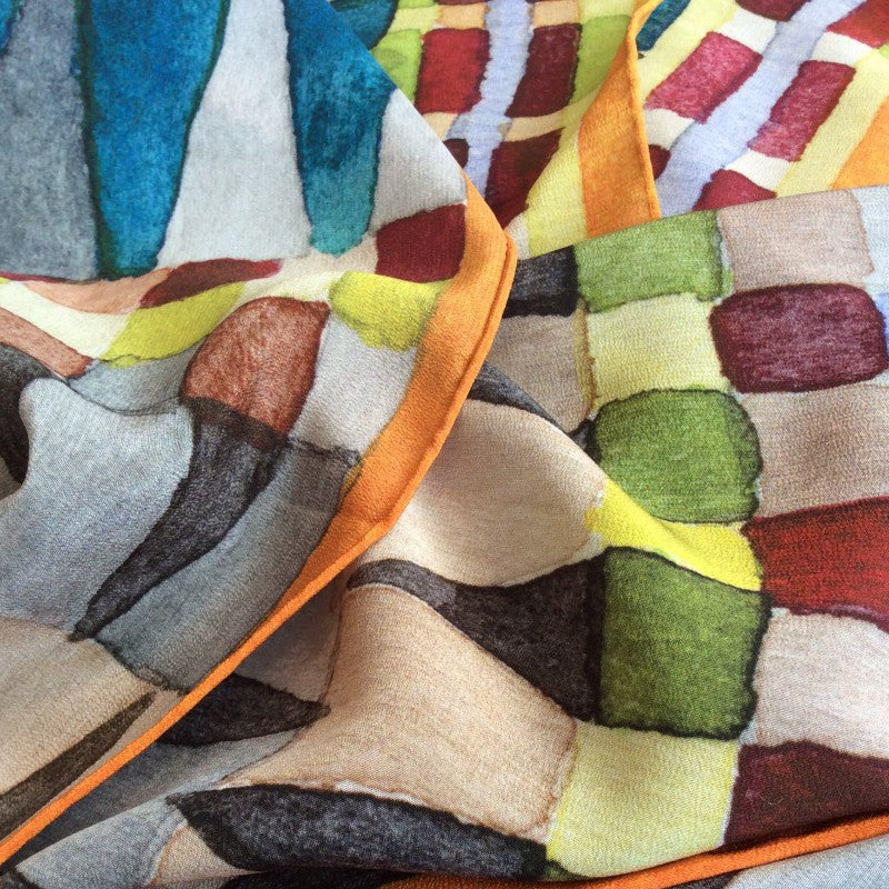 WALLACE+SEWELL - SILK SCARF - DART