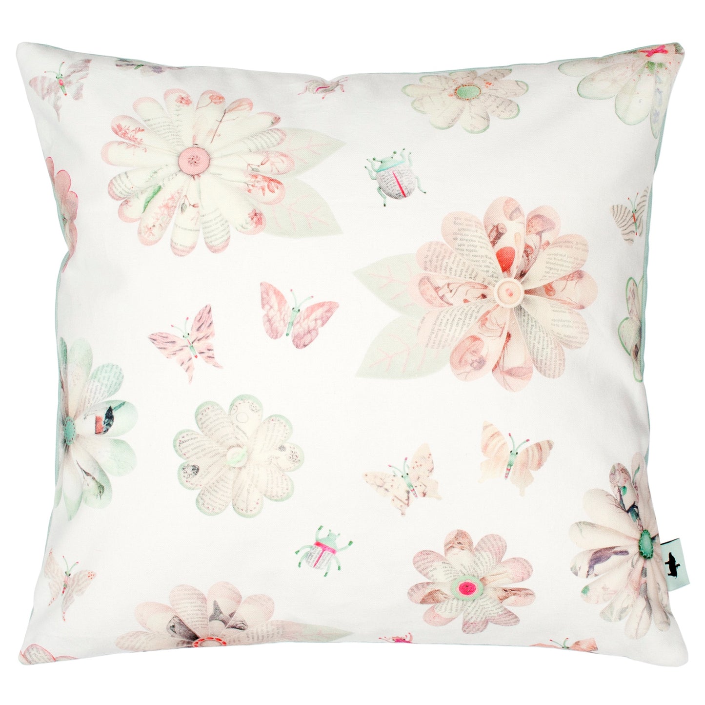 STUDIO DITTE - CUSHION - FLOWERS + BUTTERFLIES