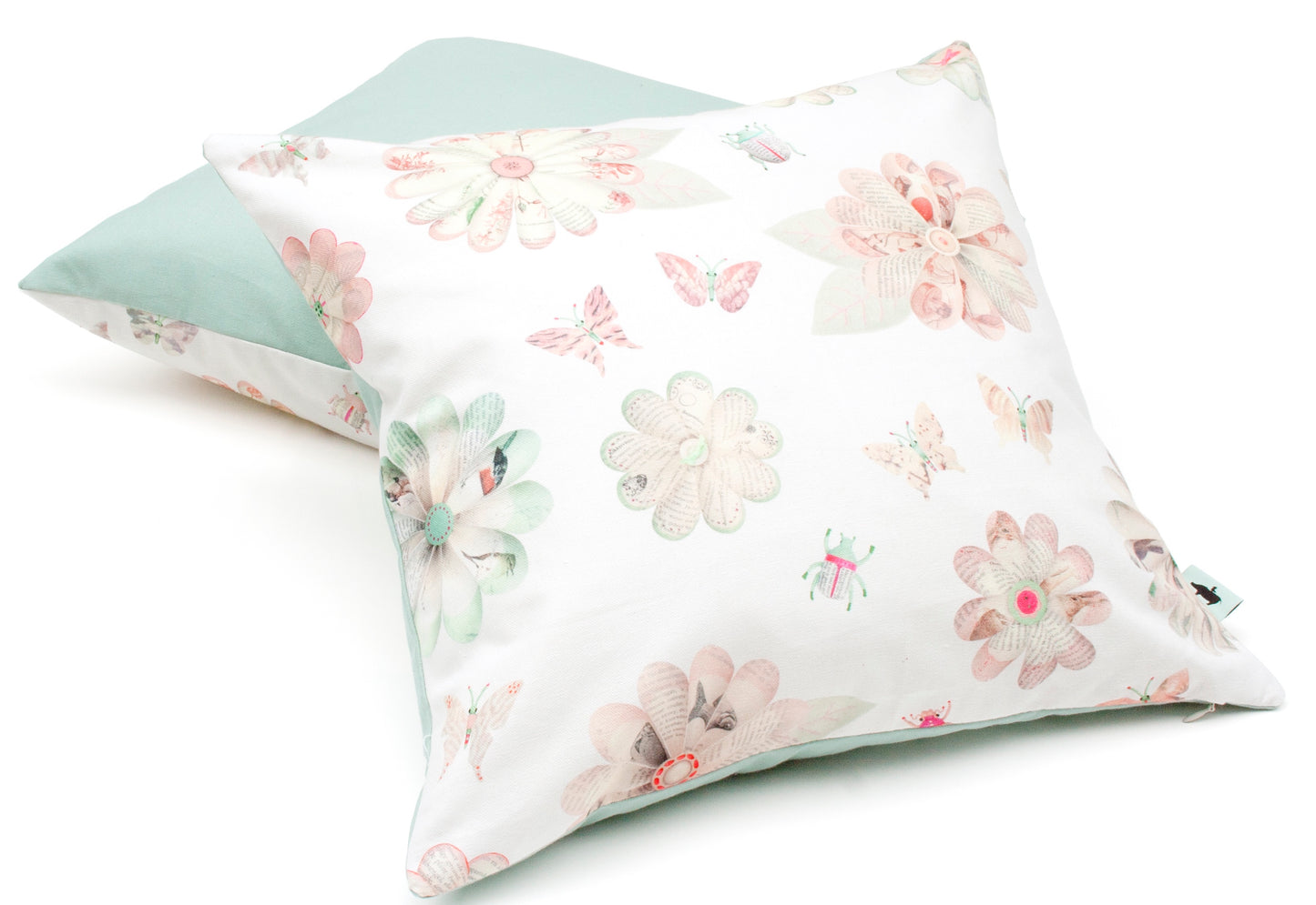 STUDIO DITTE - CUSHION - FLOWERS + BUTTERFLIES