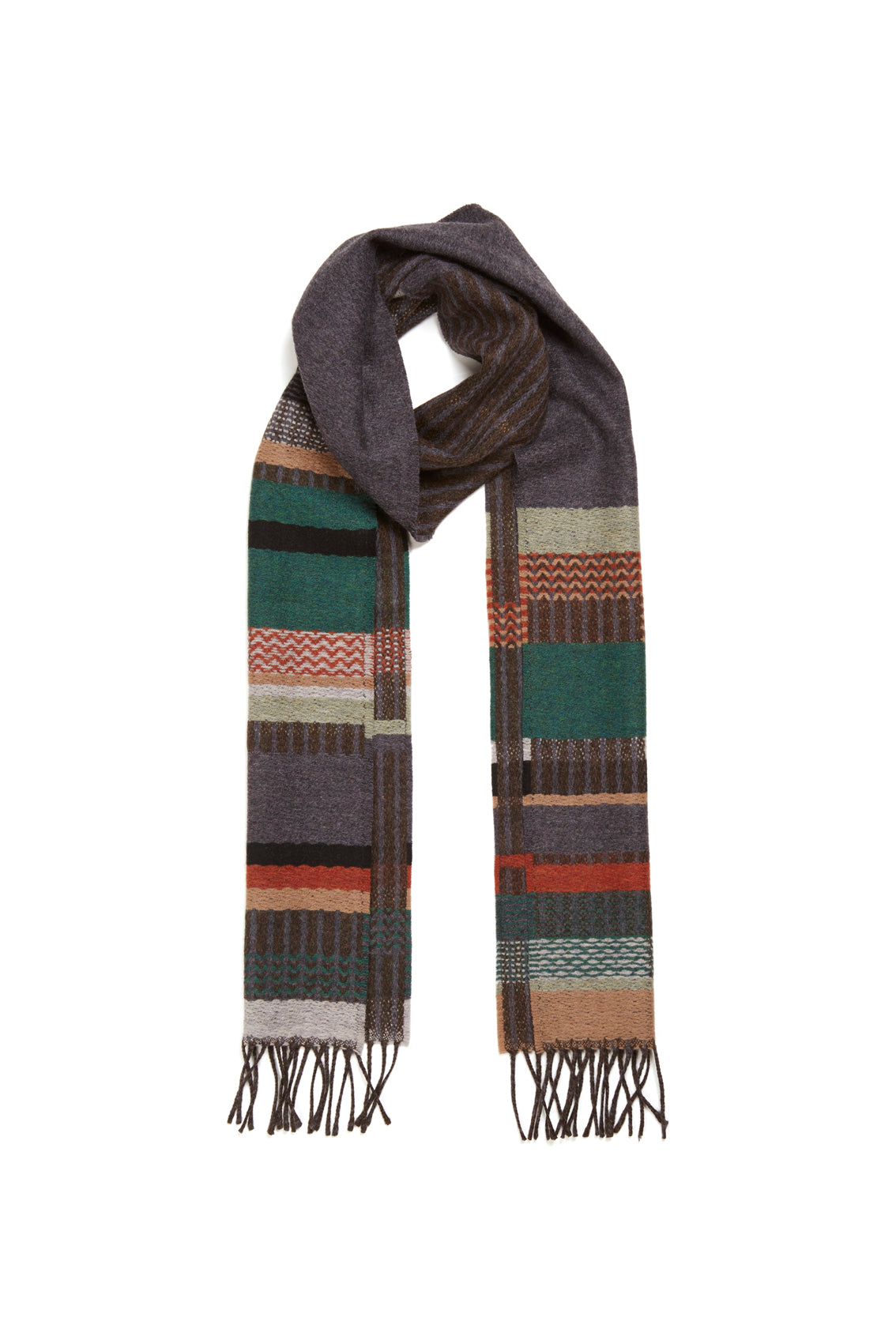 WALLACE+SEWELL - SCARF - DORVIGNY - CHARCOAL
