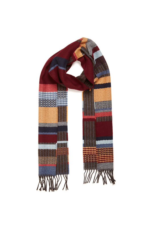 WALLACE+SEWELL - SCARF - DORVIGNY - CLARET