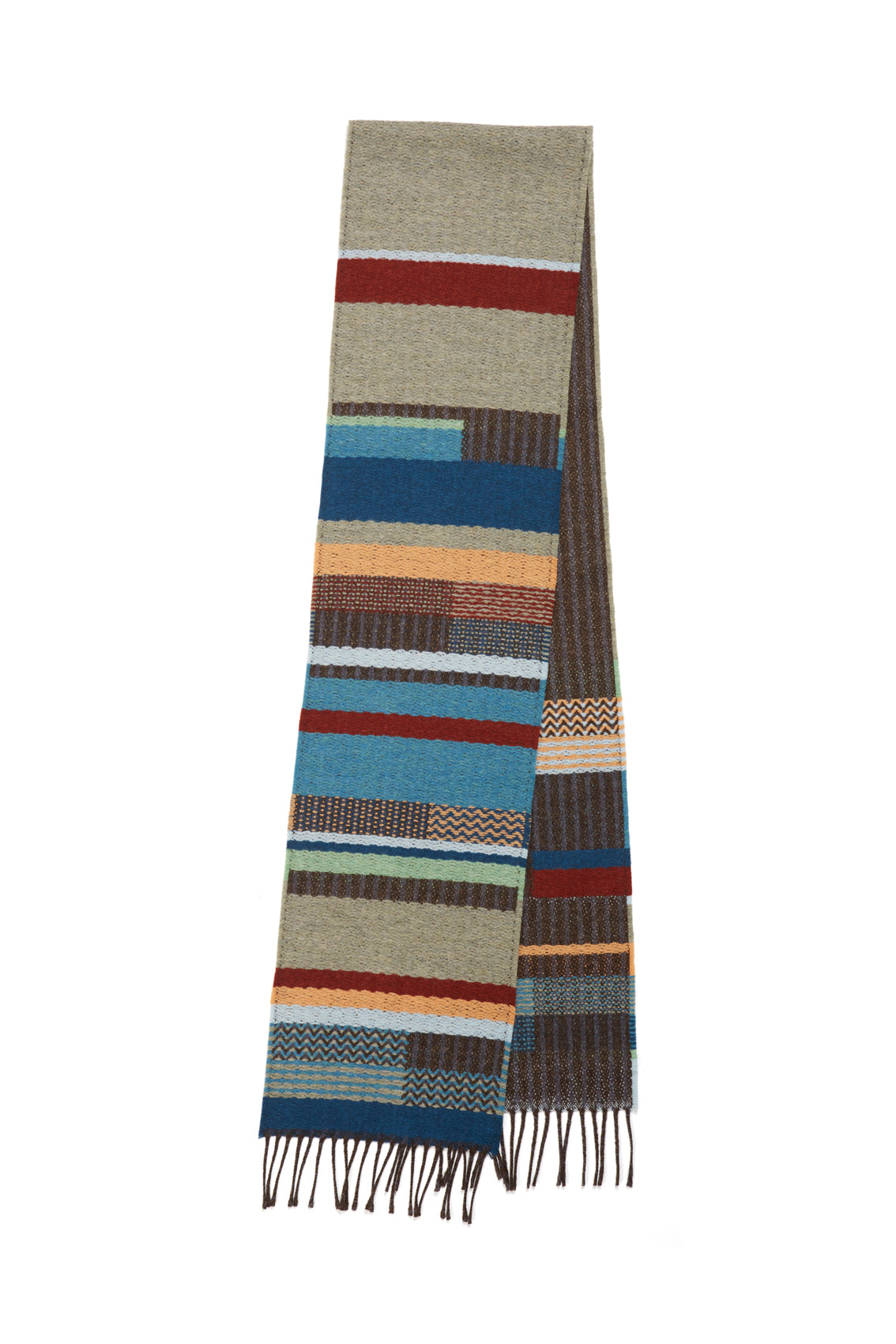 WALLACE+SEWELL - SCARF - DORVIGNY - LOVAT BLUE