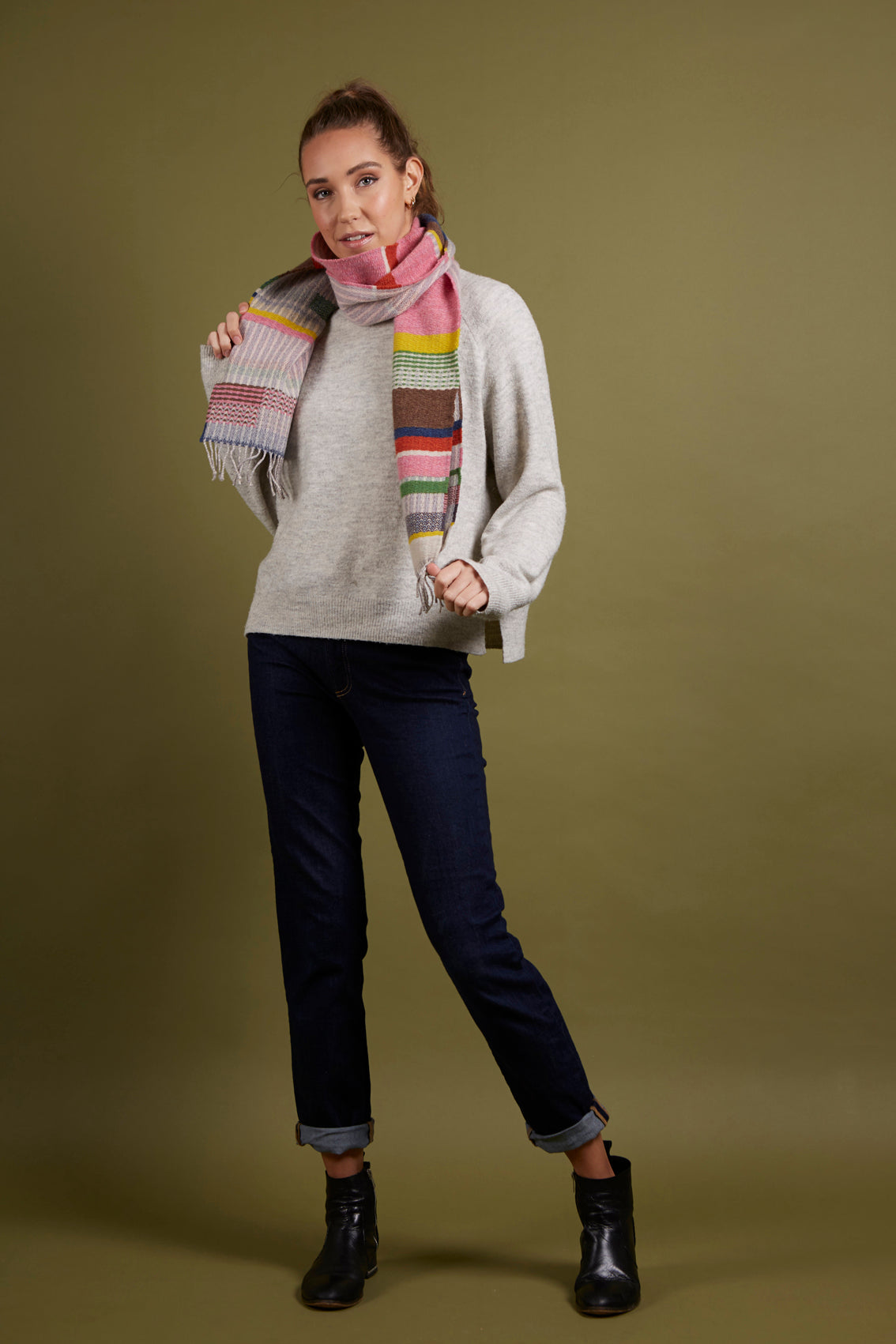 WALLACE+SEWELL - SCARF - DORVIGNY - PINK
