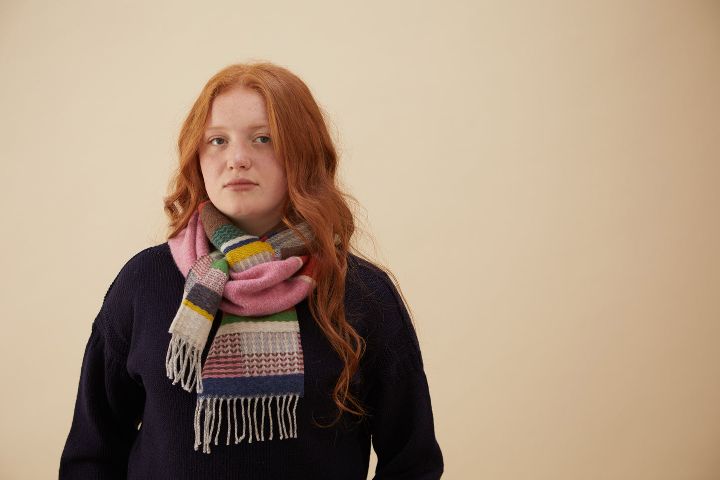 WALLACE+SEWELL - SCARF - DORVIGNY - PINK