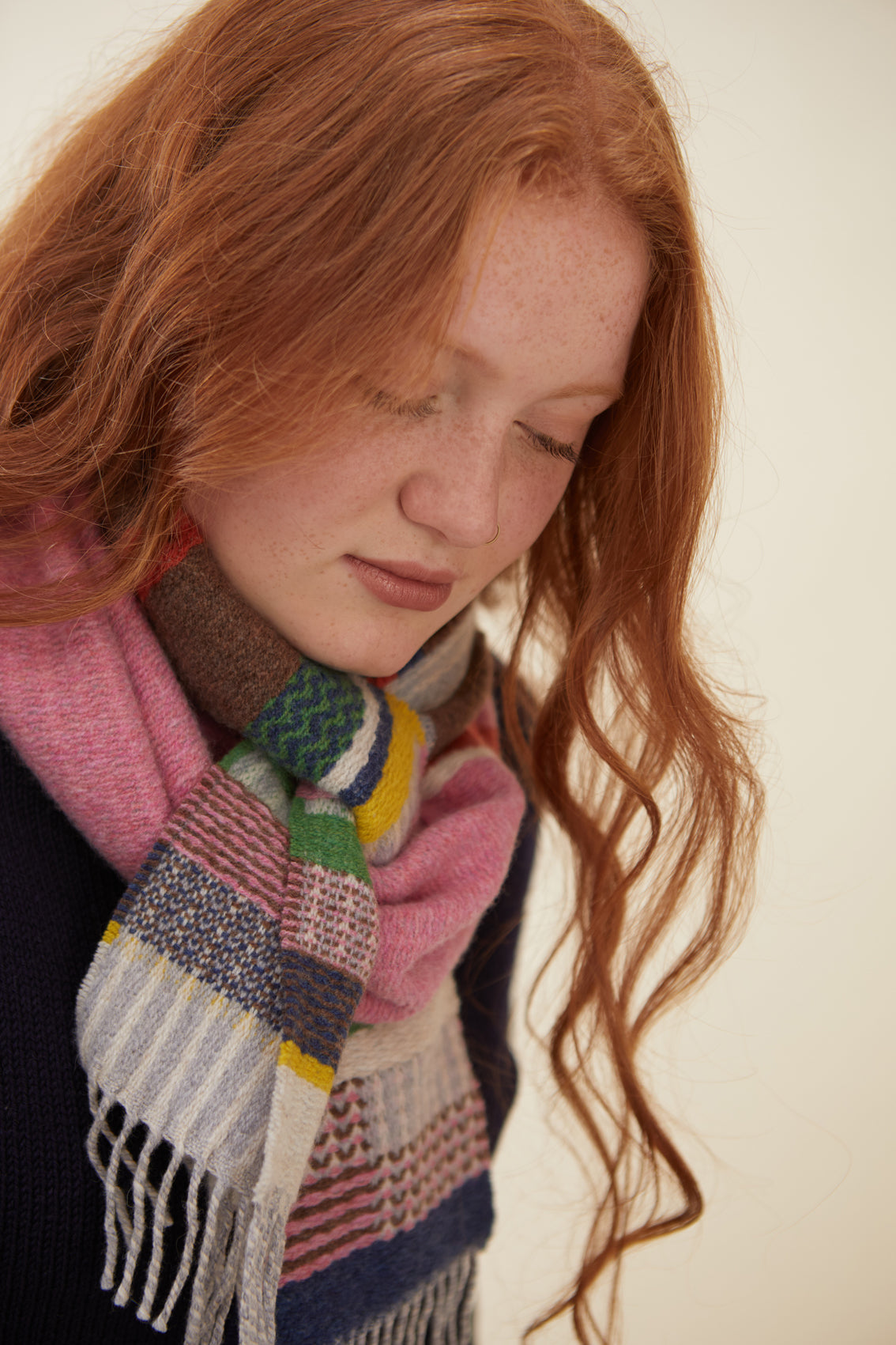 WALLACE+SEWELL - SCARF - DORVIGNY - PINK