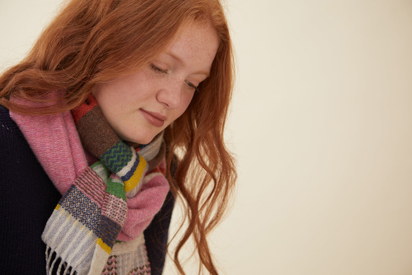 WALLACE+SEWELL - SCARF - DORVIGNY - PINK
