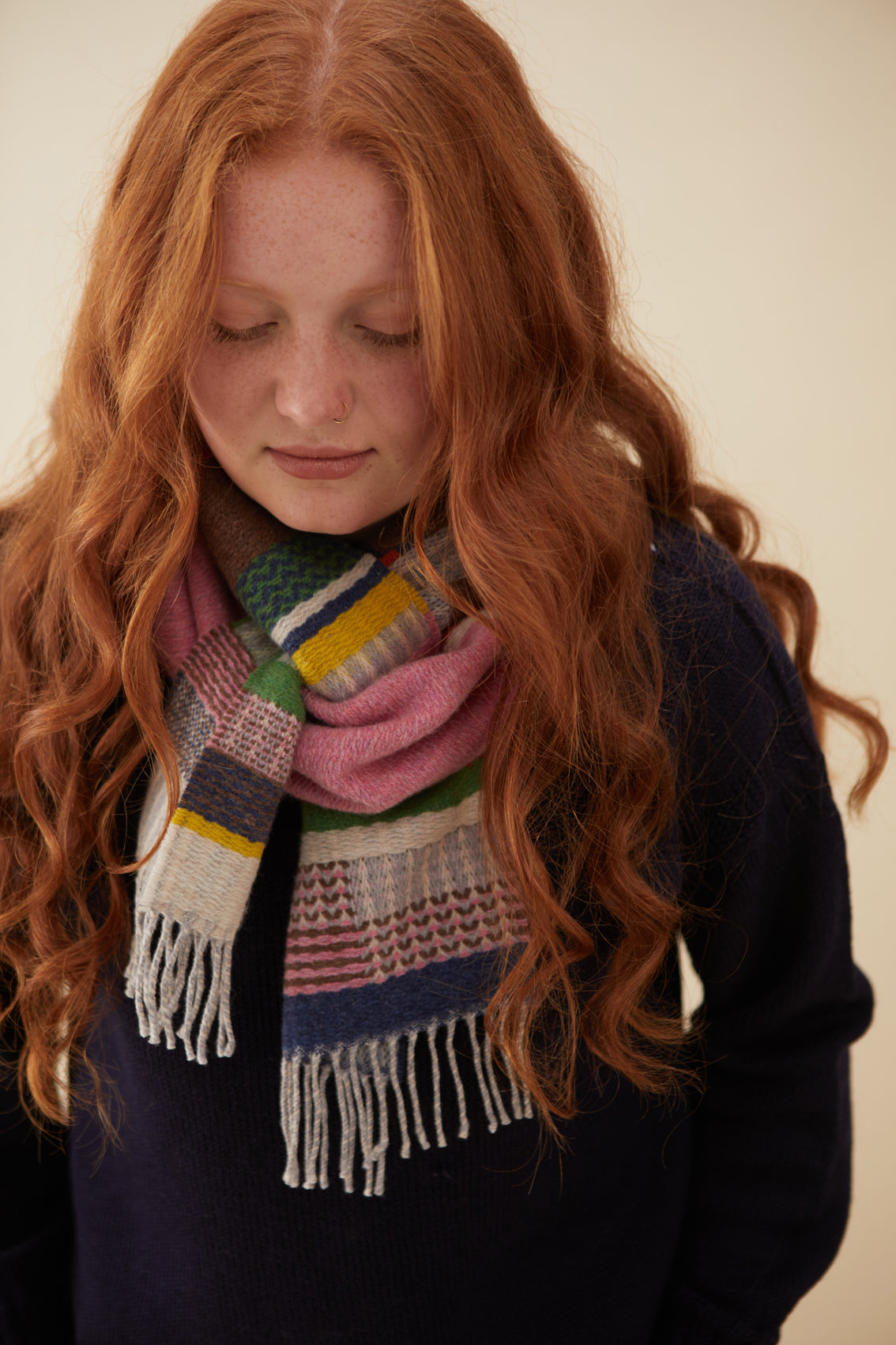 WALLACE+SEWELL - SCARF - DORVIGNY - PINK