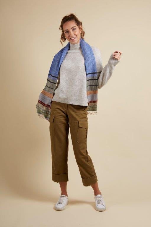 WALLACE+SEWELL - SCARF - ANOUILH - BLUE