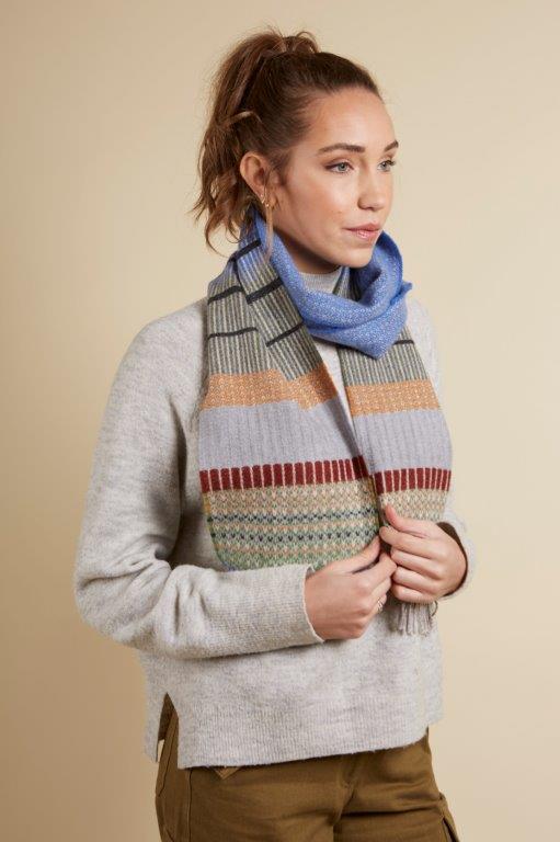 WALLACE+SEWELL - SCARF - ANOUILH - BLUE