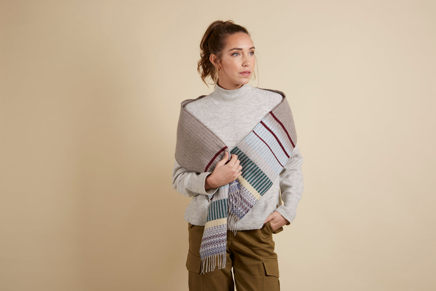 WALLACE+SEWELL - SCARF - ANOUILH - TAUPE