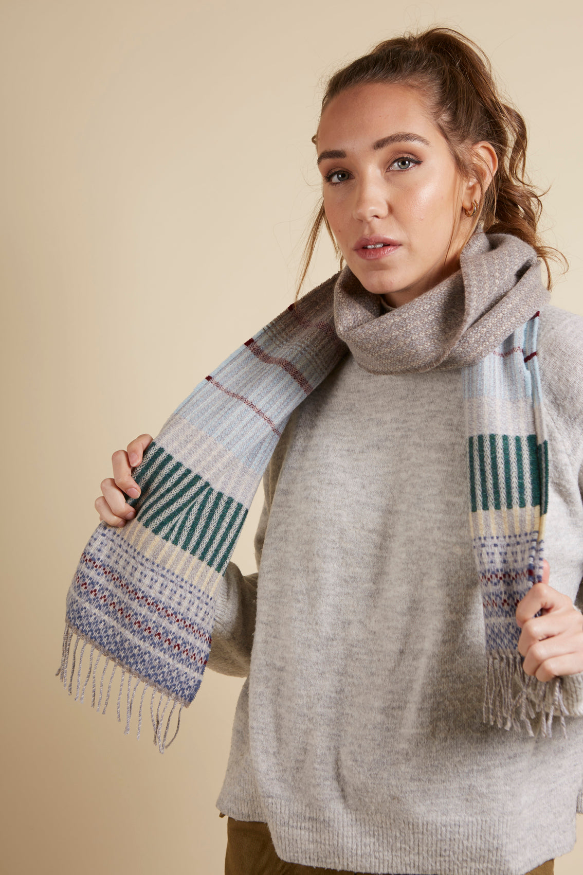 WALLACE+SEWELL - SCARF - ANOUILH - TAUPE