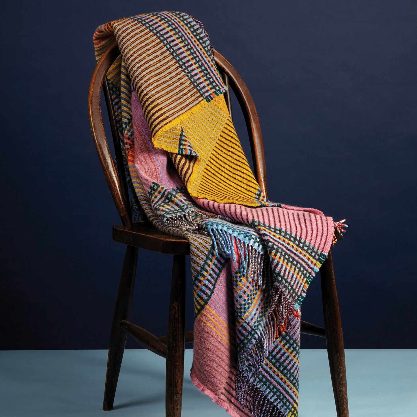 WALLACE+SEWELL - PINSTRIPE THROW - HAMBLING - LARGE