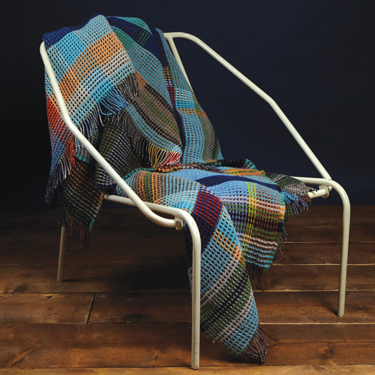 WALLACE+SEWELL - HONEYCOMB THROW - WILDING - LARGE