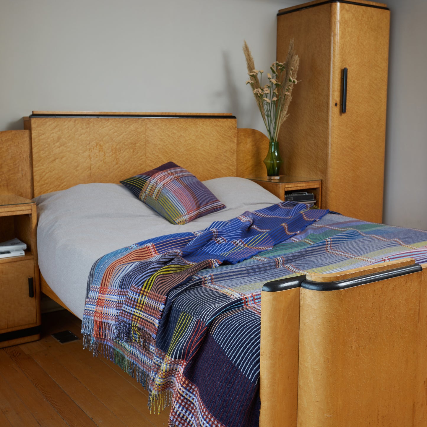 WALLACE+SEWELL - PINSTRIPE THROW - CALVERT - LARGE