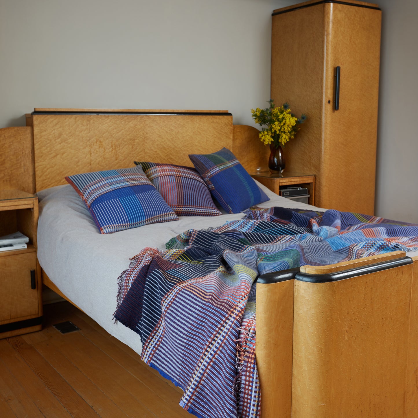 WALLACE+SEWELL - PINSTRIPE THROW - CALVERT - LARGE