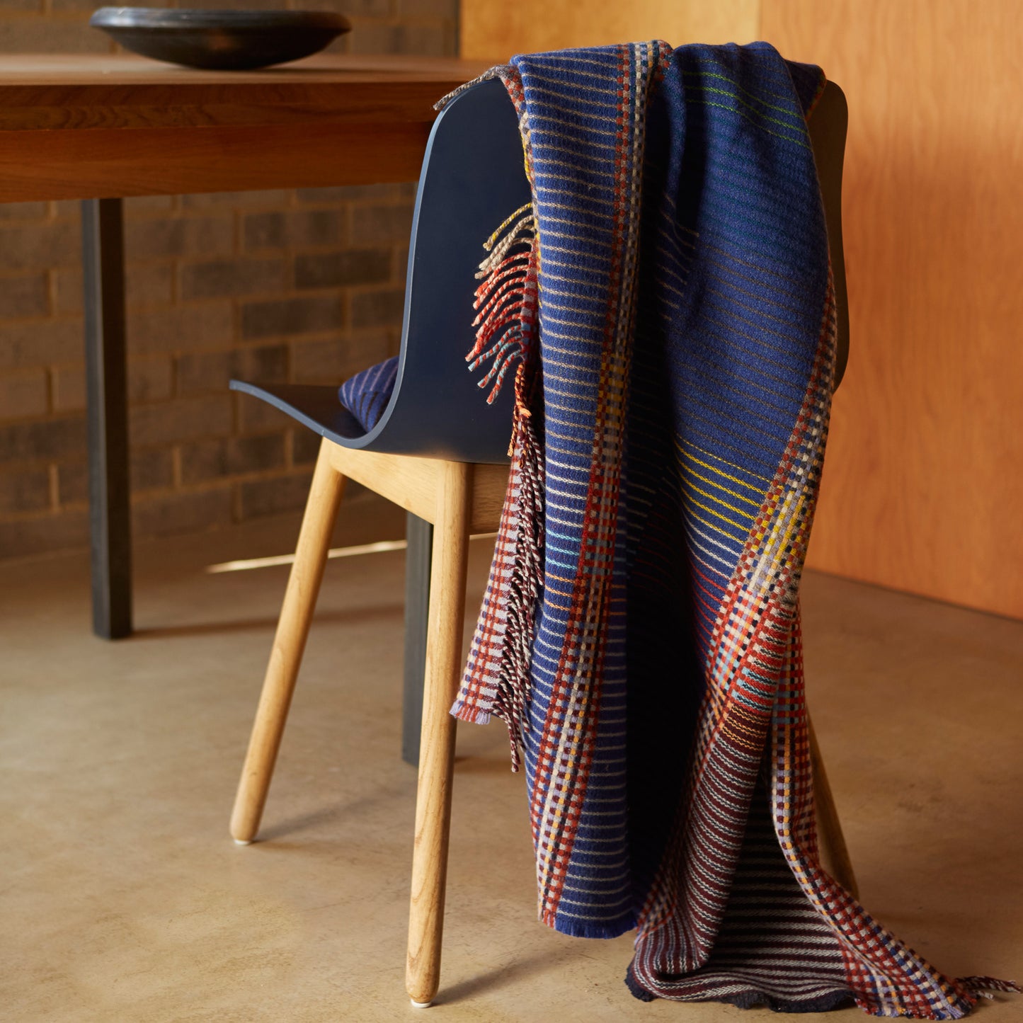 WALLACE+SEWELL - PINSTRIPE THROW - CALVERT - SMALL