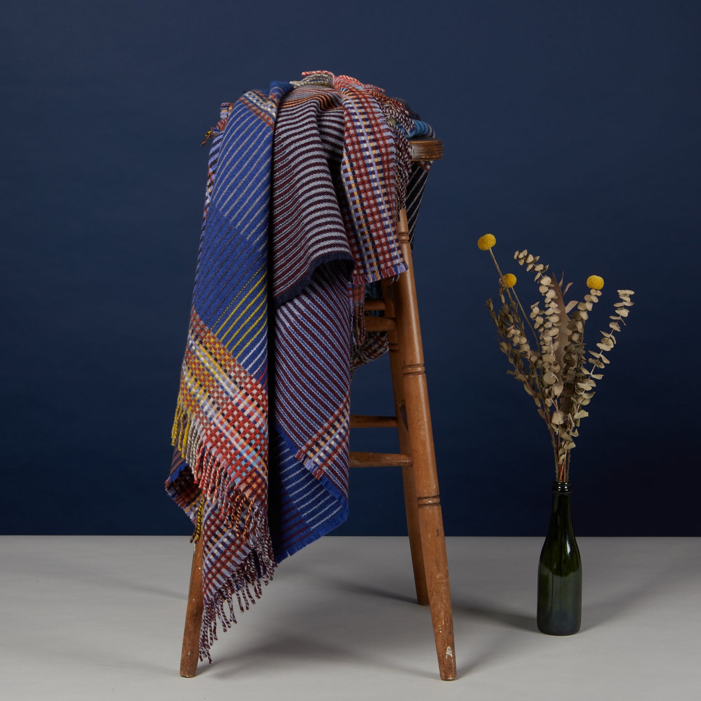 WALLACE+SEWELL - PINSTRIPE THROW - CALVERT - SMALL