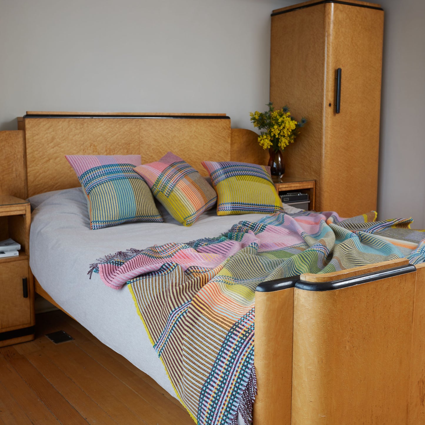 WALLACE+SEWELL - PINSTRIPE THROW - HAMBLING - SMALL