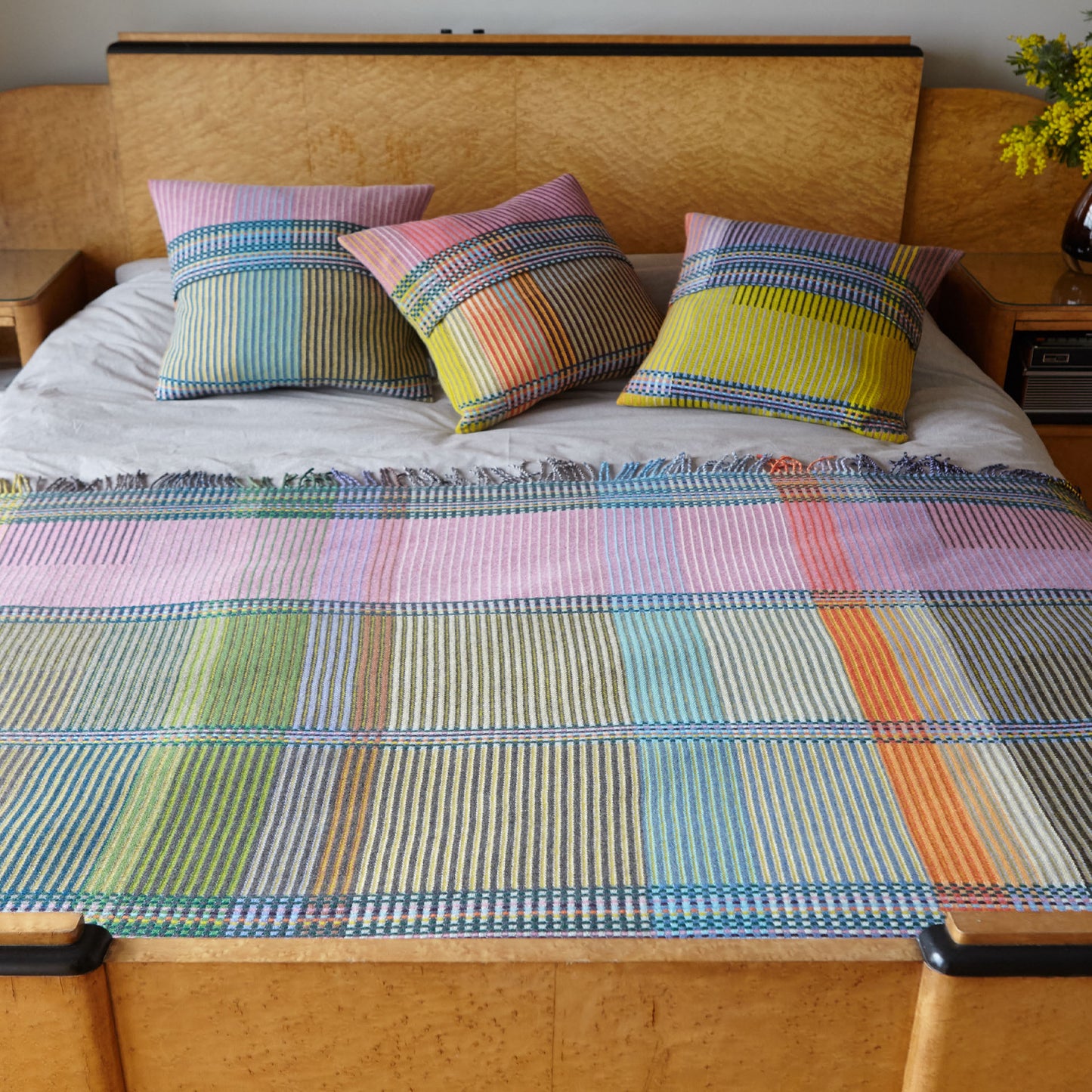 WALLACE+SEWELL - PINSTRIPE THROW - HAMBLING - SMALL