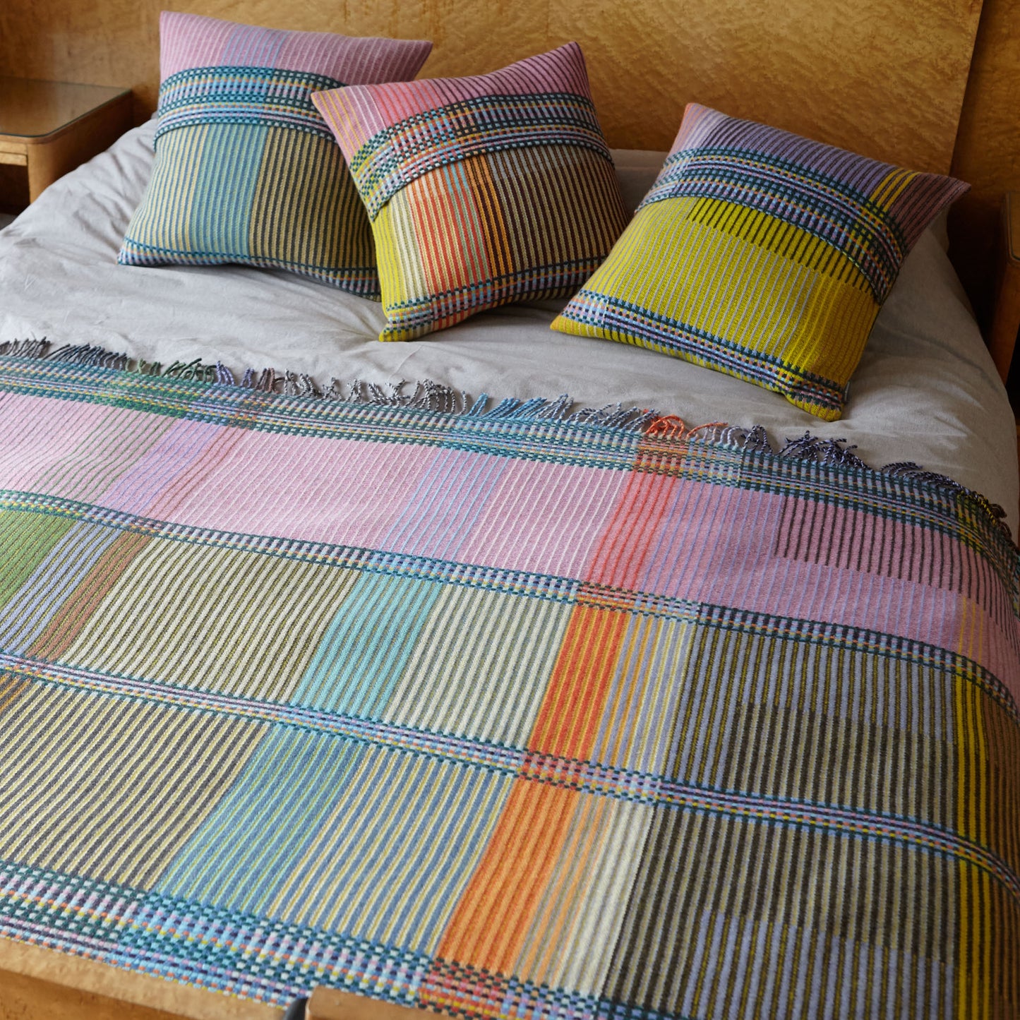 WALLACE+SEWELL - PINSTRIPE THROW - HAMBLING - SMALL