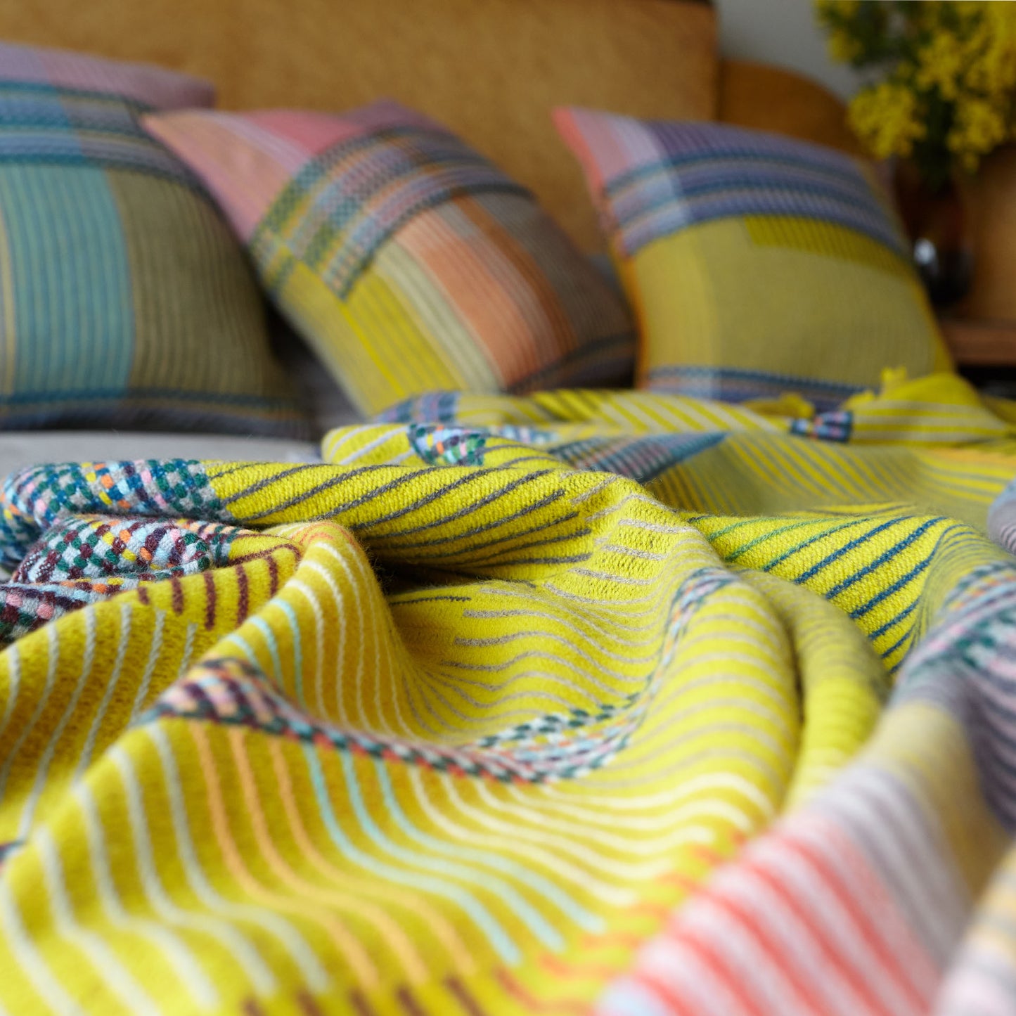 WALLACE+SEWELL - PINSTRIPE THROW - HAMBLING - SMALL