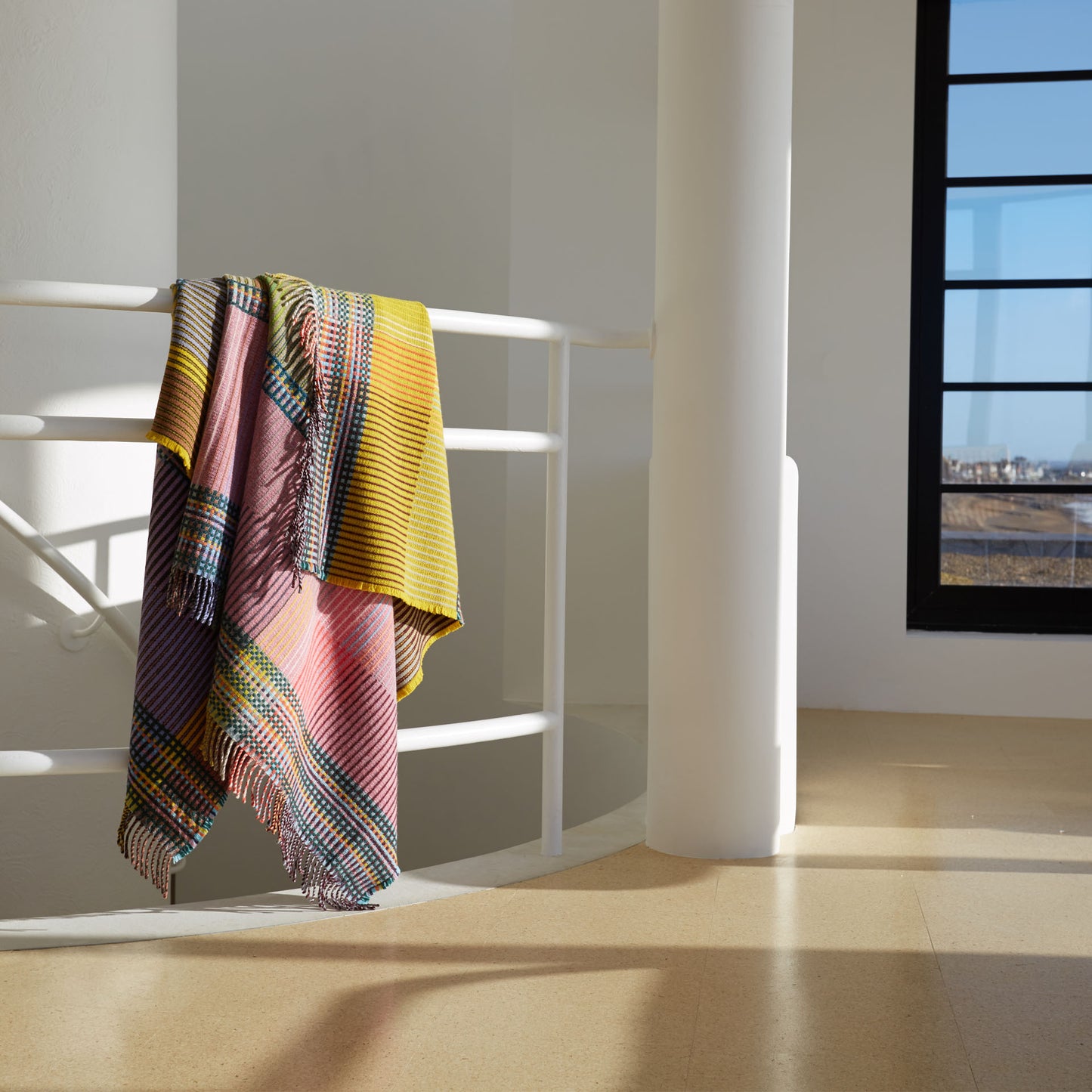 WALLACE+SEWELL - PINSTRIPE THROW - HAMBLING - LARGE