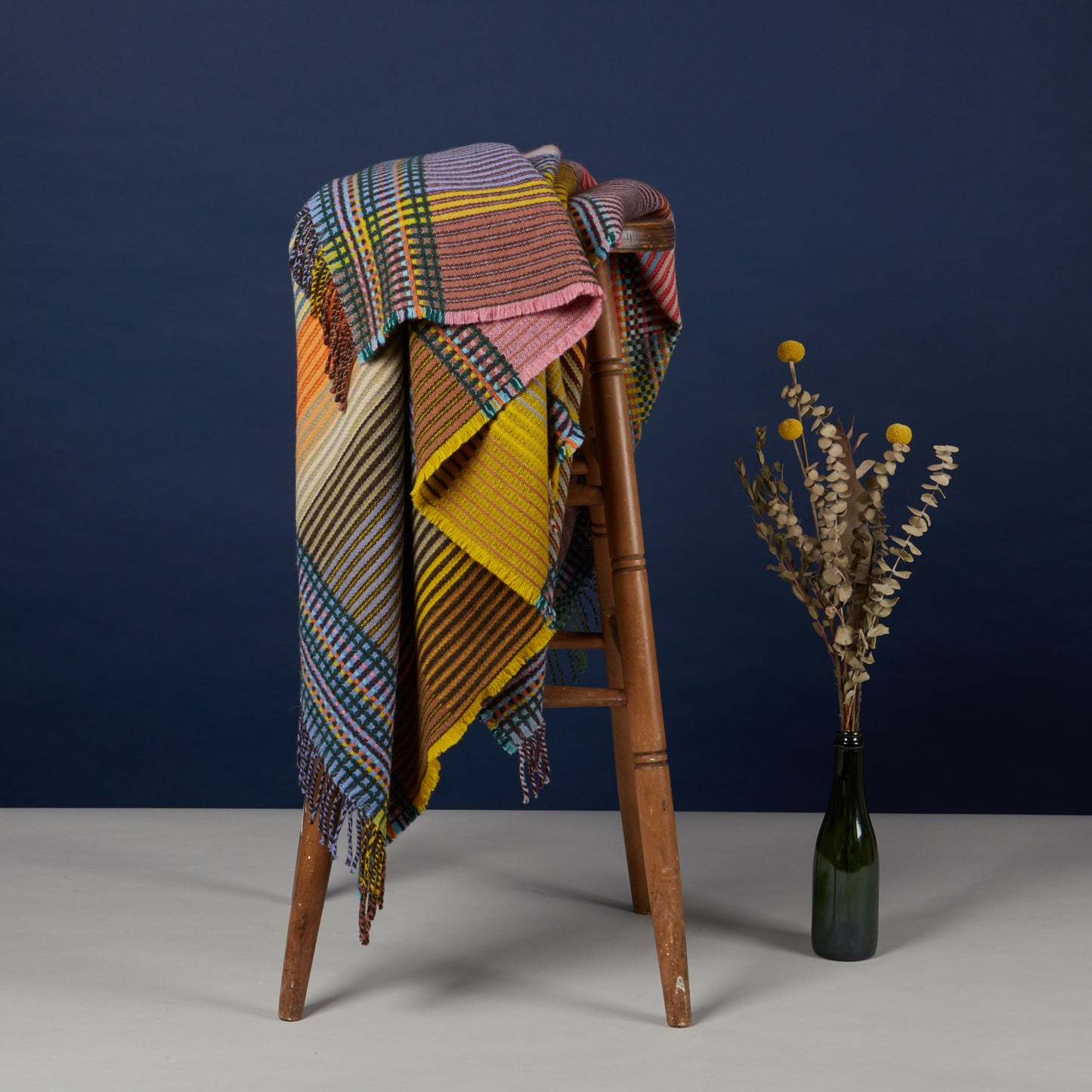 WALLACE+SEWELL - PINSTRIPE THROW - HAMBLING - SMALL