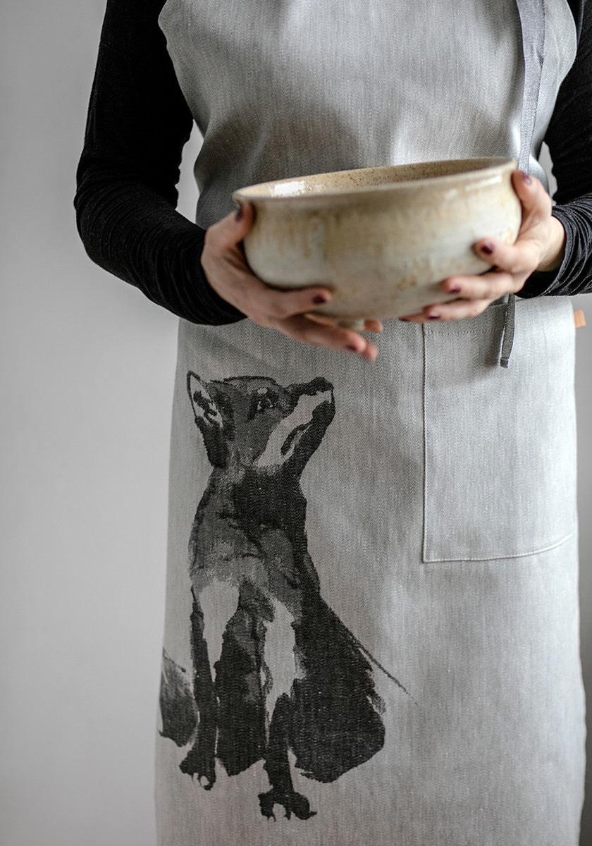 LAPUAN - KETTU - FOX LINEN APRON