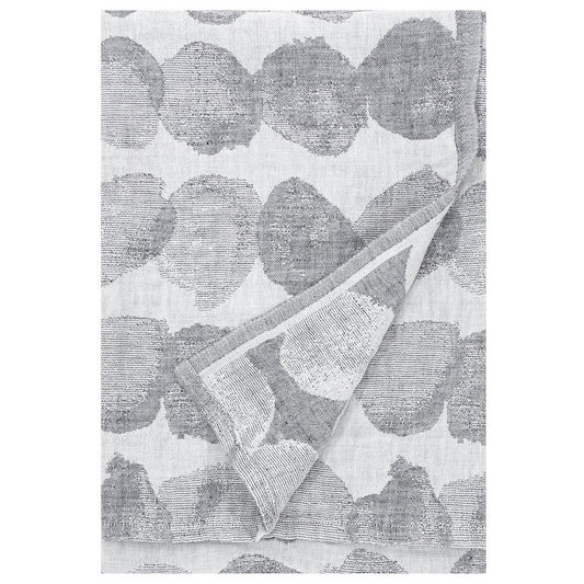 LAPUAN - SADE LINEN KING SIZE BATH TOWEL. GREY