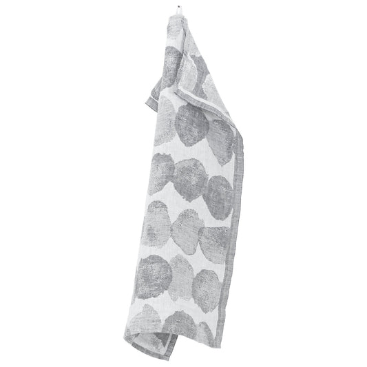 LAPUAN - SADE LINEN HAND TOWEL. GREY
