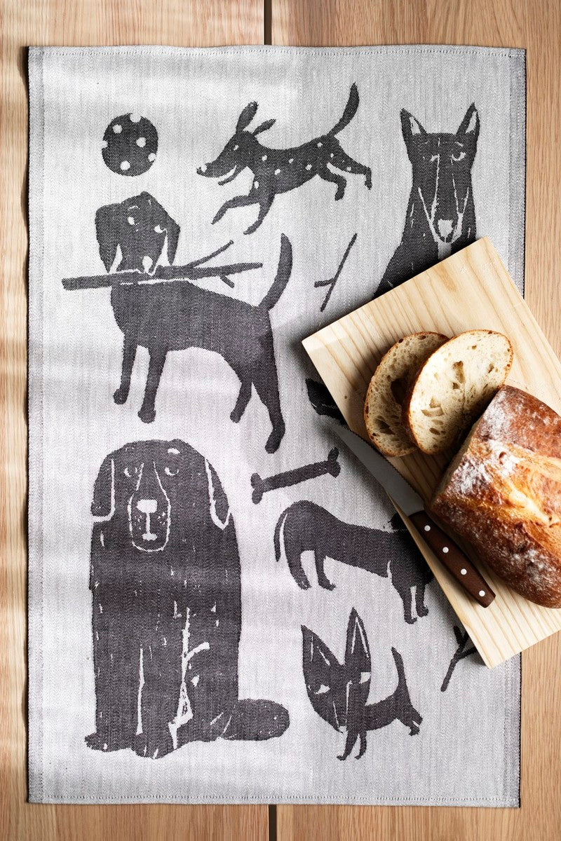 LAPUAN - KOIRAPUISTO DOGS LINEN HAND TOWEL