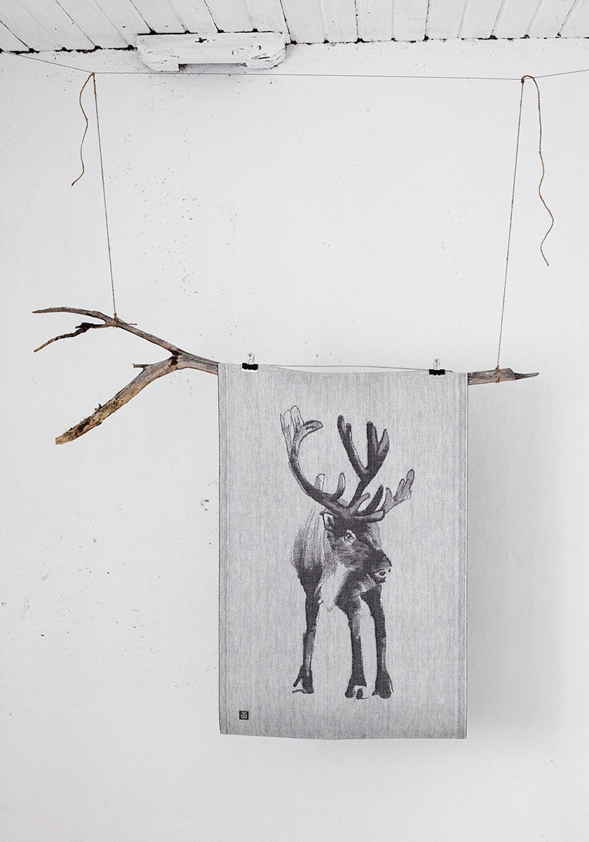 LAPUAN - PORO - REINDEER LINEN HAND TOWEL