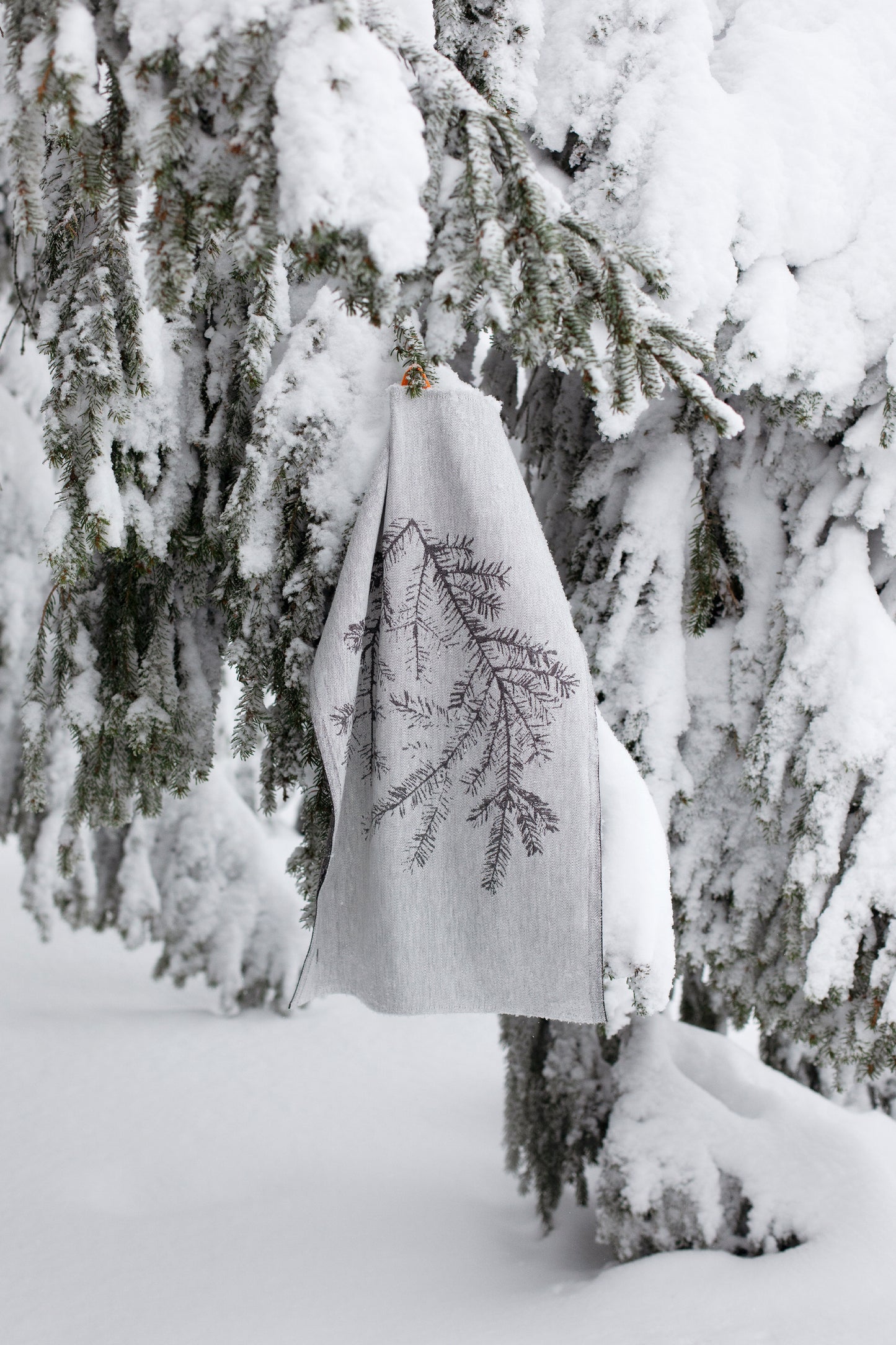 LAPUAN - HAVU BRANCHES HAND TOWEL - ORGANIC COTTON + LINEN