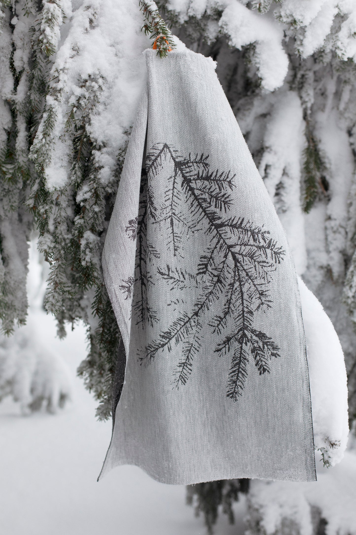 LAPUAN - HAVU - BRANCHES LINEN HAND TOWEL